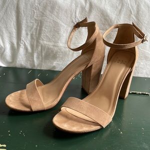 Taupe (“Nude”) Block Heels
